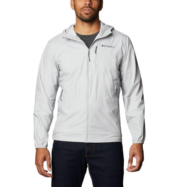 Columbia Springs Windbreaker Grey For Men's NZ6194 New Zealand